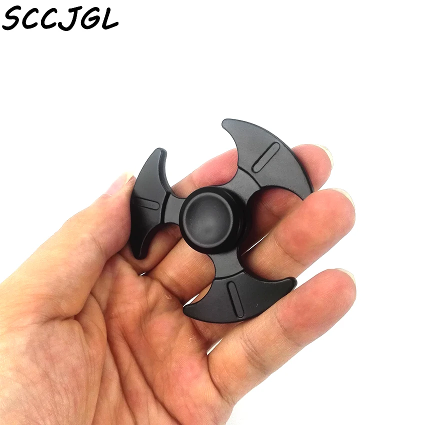 Горячая EDC игрушки треугольный ручной Спиннер металлический Профессиональный Спиннер для аутистов и СДВГ ручной Спиннер