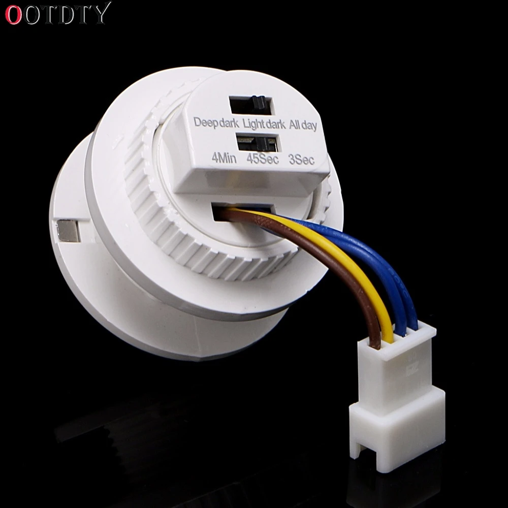 220V движения PIR Сенсор переключатель включения/выключение ИК инфракрасный