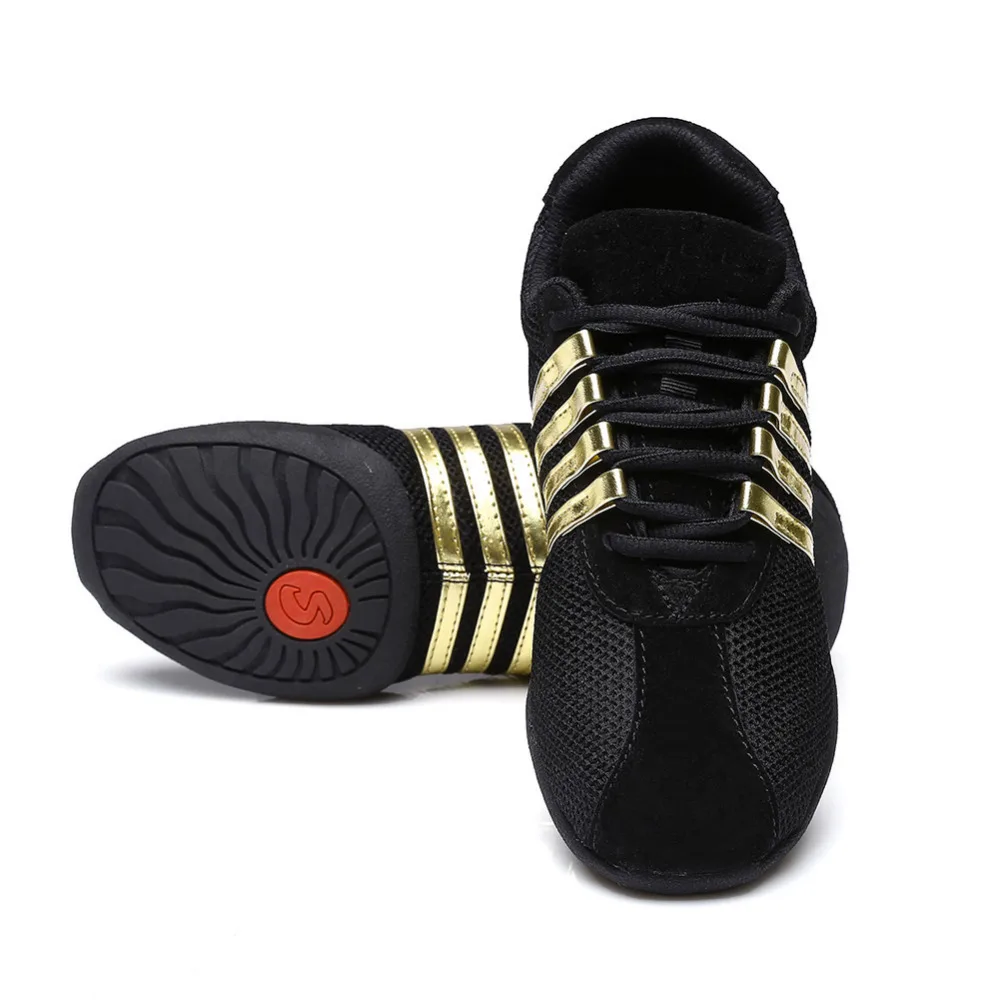 HROYL High quality Women Soft Outsole Breath Girls Practice Shoes sport dance shoes Modern Jazz Sneakers Wholesales Dropshopping