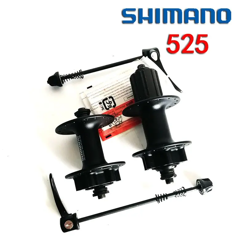 Shimano FH M525 и HB M525A дисковый велосипедный Концентратор Набор 32 спиц 8 скоростей полые