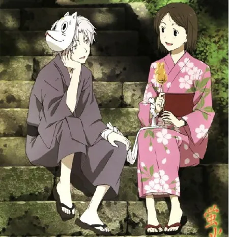 Бесплатная доставка костюм Hotarubi no Mori e Heroine Takegawa Hotaru аниме косплей ручная печать
