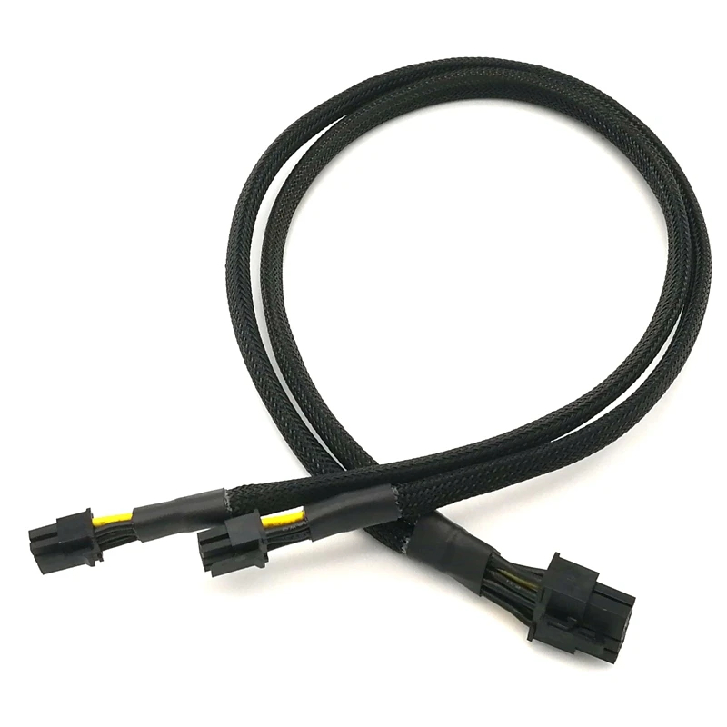 Двойной Mini PCI E 6 контактный к стандарту 8 кабель питания для видеокарты Apple G5/Mac Pro 50