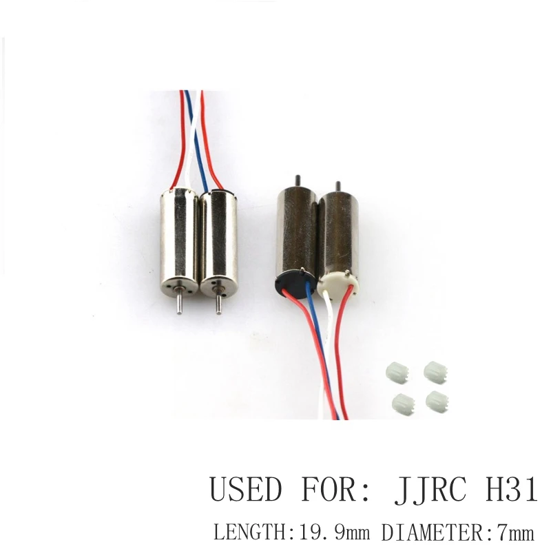4 шт. двигатели для Jjrc H31 водонепроницаемый Дрон Запчасти 2 Cw двигатель CCW