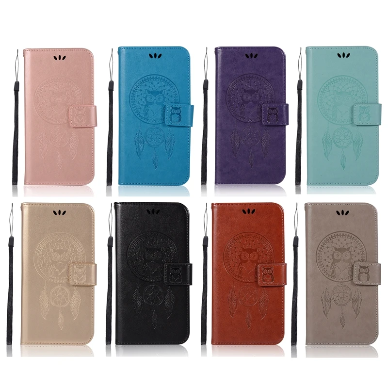 Чехол Etui для Lenovo K6 Note Роскошный кожаный бумажник с совой откидной K53a48 K6Note корпус