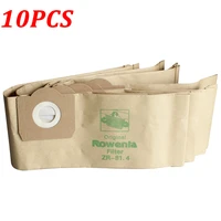 10pcs dust bags filter for karcher mv3 wd3 wd3200 wd3300 a2204 a2656 vacuum cleaner paper bags for rowenta rb88 ru100 ru101