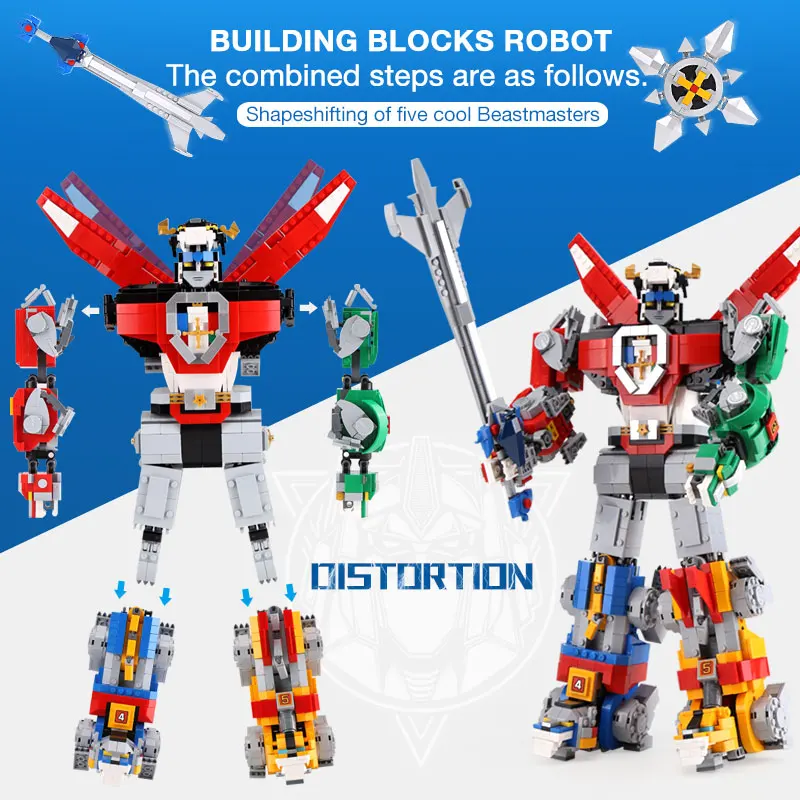Бренд 16057 Voltron Defender Of The Universe модель строительные блоки наборы как Chritmas подарки