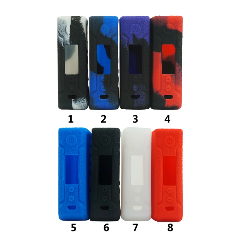 Favor colors remark 20 шт Текстурированный чехол для VOOPOO Drag 2 177W TC Box Mod защитный силиконовый чехол-накладка для Drag 2 177 w - Цвет: Favor colors remark