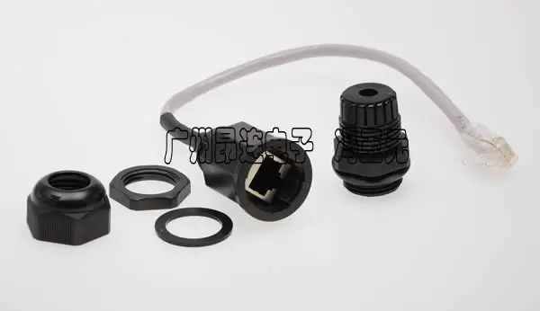 Адаптер локальной сети M22 водонепроницаемый разъем RJ45 25 см сетевой кабель CAT5E CAT6