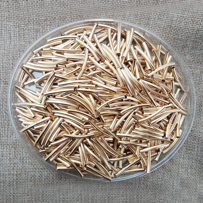 Трубные бусины разделители изогнутые кривые кожаные шнуры для изготовления