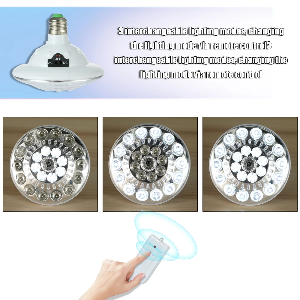 20 Вт 22LED Солнечная энергия Светодиодная лампа освещение наружные инструменты