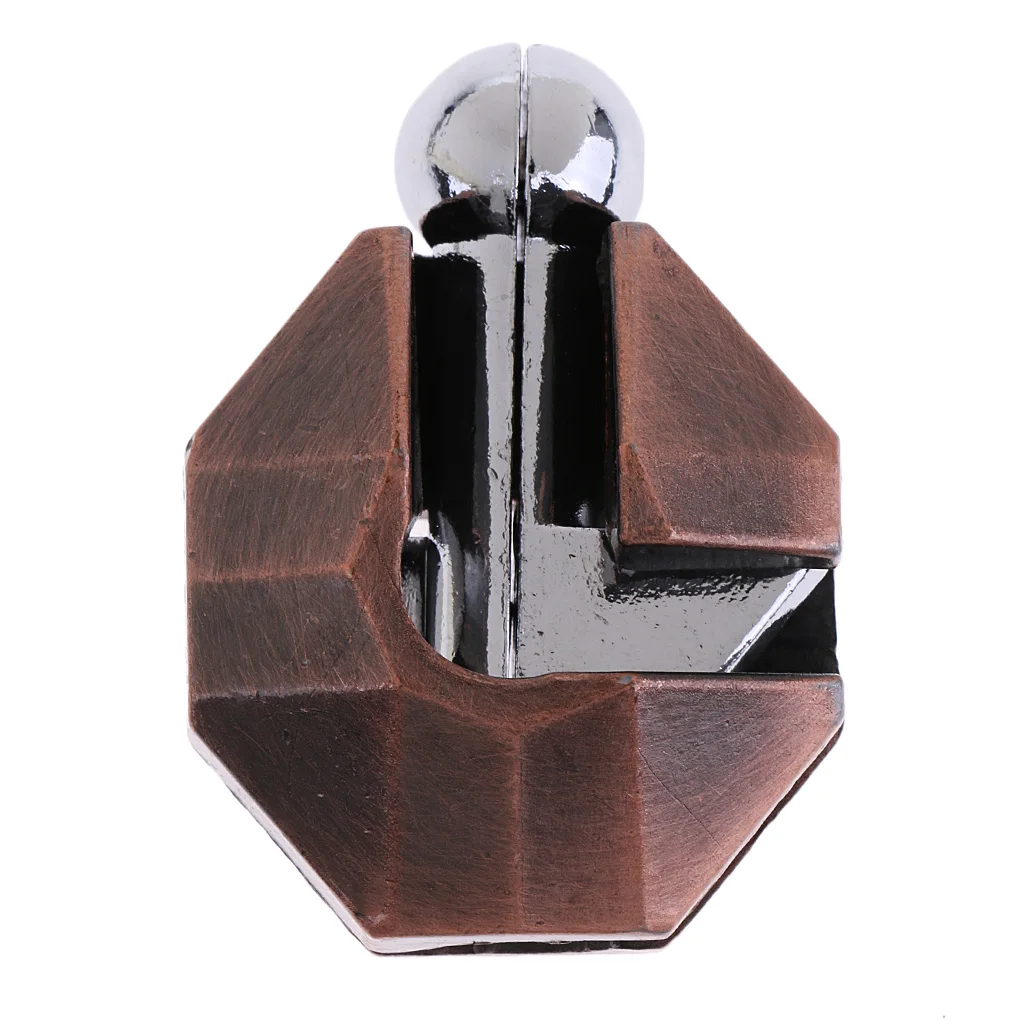 

Set of 4 Classic Brain Teasers Metal Magical Lock Puzzle for Kids & Adults