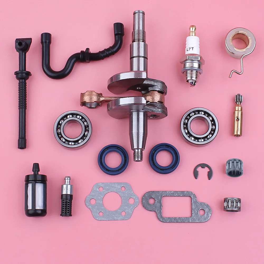 

Crankshaft Crank Shaft Bearing Oil Seal For Stihl MS180 018 MS 180 Fuel Oil Filter Line Pump Worm Gear Chainsaw Spare Part