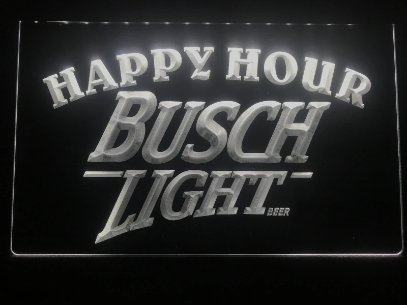 620 Busch Light Beer Happy Hour Bar Led Neon Sign | Дом и сад