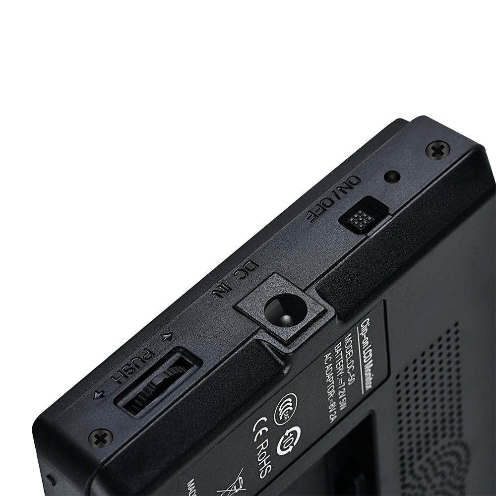 Viltrox DC-50 портативный 5 ''клип на ЖК HDMI HD видео камера монитор и батарея и зарядное устройство для Canon Nikon sony DSLR BMPCC