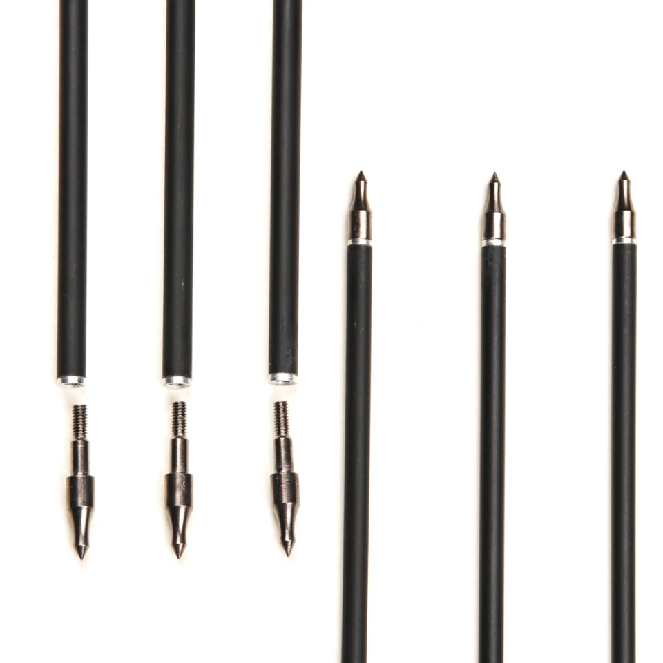 Стрелы из 30/32 углеродного/стекловолокна для рекурсивного/блочного Лука 26/28/500