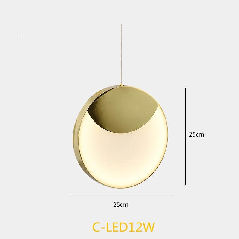 

New Postmodern Creative Geometry Led Pendant light Art Concise Restaurant Bar Designer Hanging Lights Free Shipping