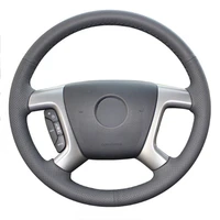 diy sewing on pu leather steering wheel cover exact fit for chevrolet captiva 2007 2014
