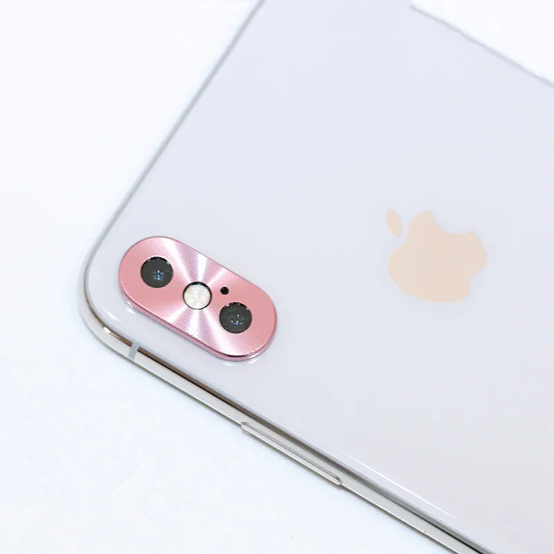 Металлический протектор объектива для iphone XS, XR, XS, Max, 7, 8 Plus, X, роскошная защита для камеры, круглый чехол, кольцо, защита Бампера, кольцо