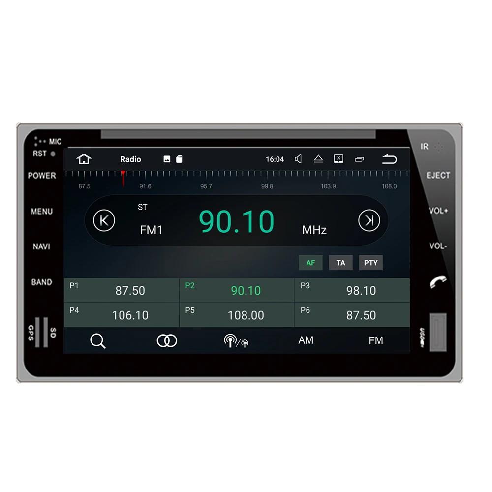Android 10 8 core 7 дюймов 2 din автомобильный dvd мультимедийный для TOYOTA COROLLA Camry Φ PRADO RAV4