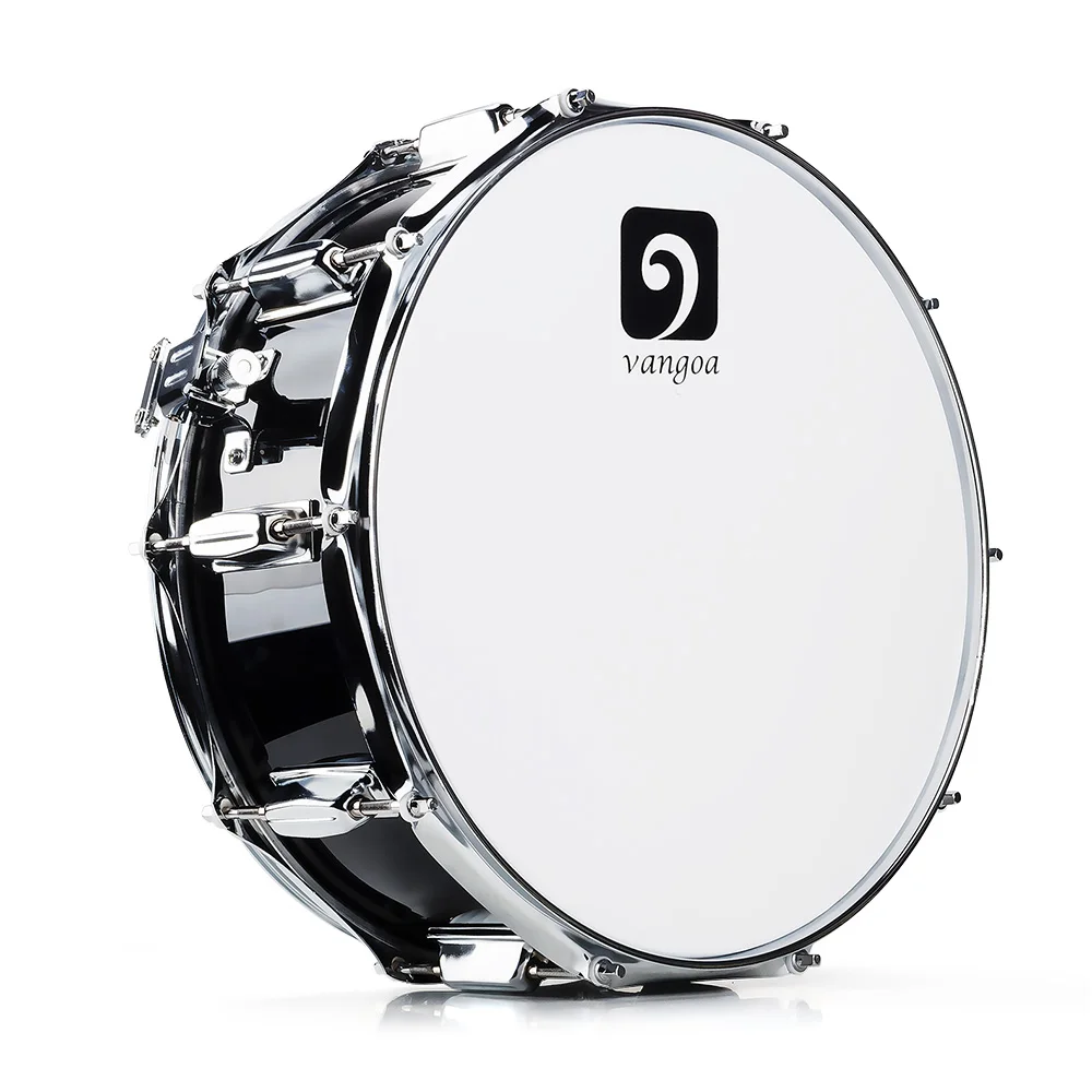 14 дюймов Snare Drum Kit, 1" x 5,5" с барабанными палочками, ключ настройки, ремень, Тренировочный Коврик и сумка