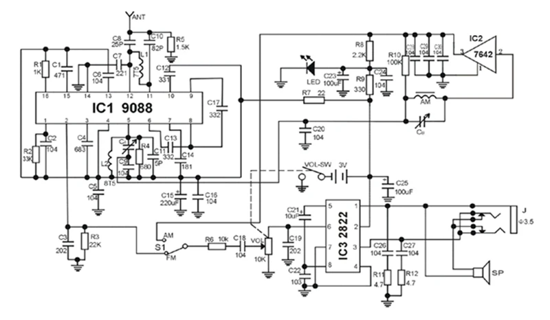 2018 Новый arivl 1 комплект портативный FM AM радио DIY наборы интерес электронного