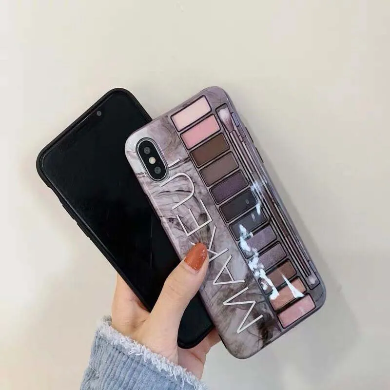 Макияж тени для век коробка телефонные чехлы для huawei P20 P30 mate 20 Pro Мягкий силиконовый чехол для Honor 10 Nova 4 3 3i back Conque