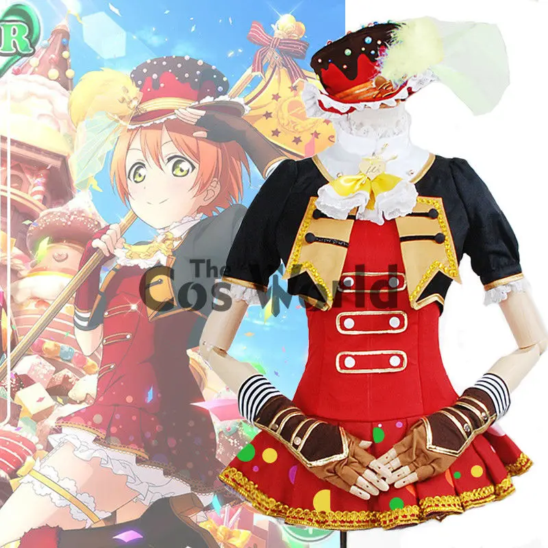 LoveLive! Love Live Hoshizora Rin нарядное платье на День святого Валентина Униформа костюмы