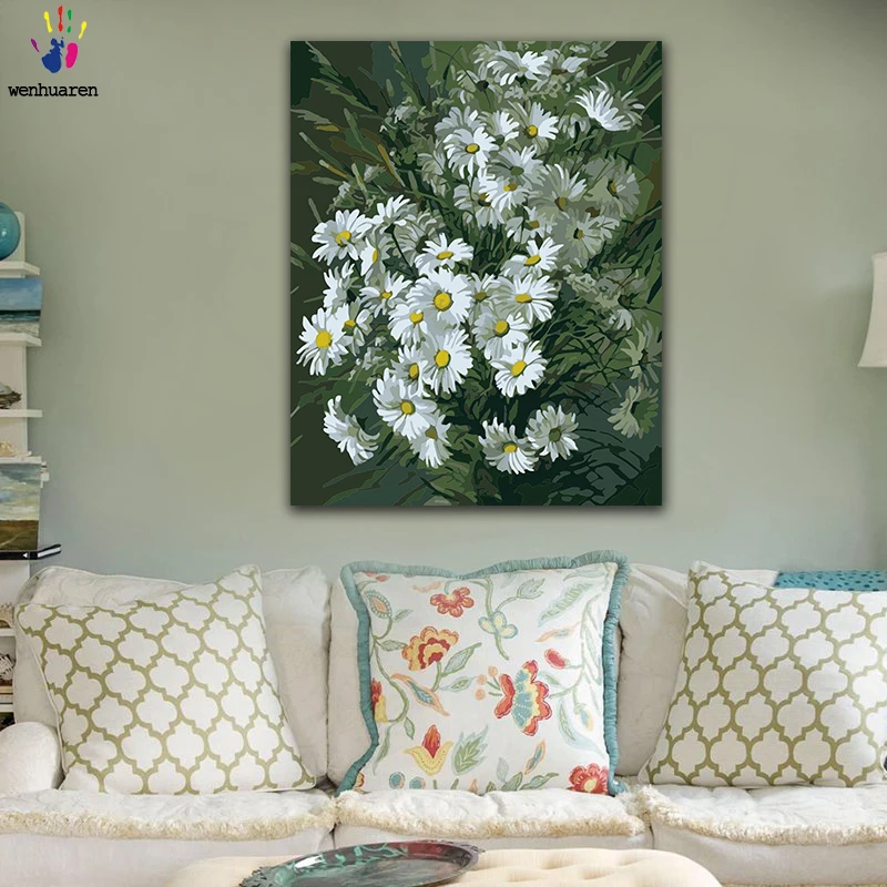 DIY картинки для раскраски по номерам в различных расцветках с применением