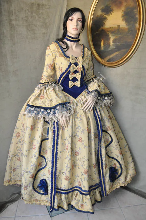 Женское викторианское платье в стиле рококо бальное готическом стимпанк