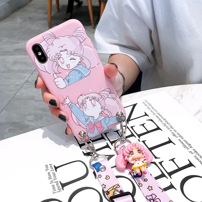 As shown in P30 pro Cute 3D Sailor Moon phone case For Huawei mate 20 20X 20pro P20 pro Nova5/4/3 Honor 20 8X Max Cartoon back cover - Цвет: As shown in