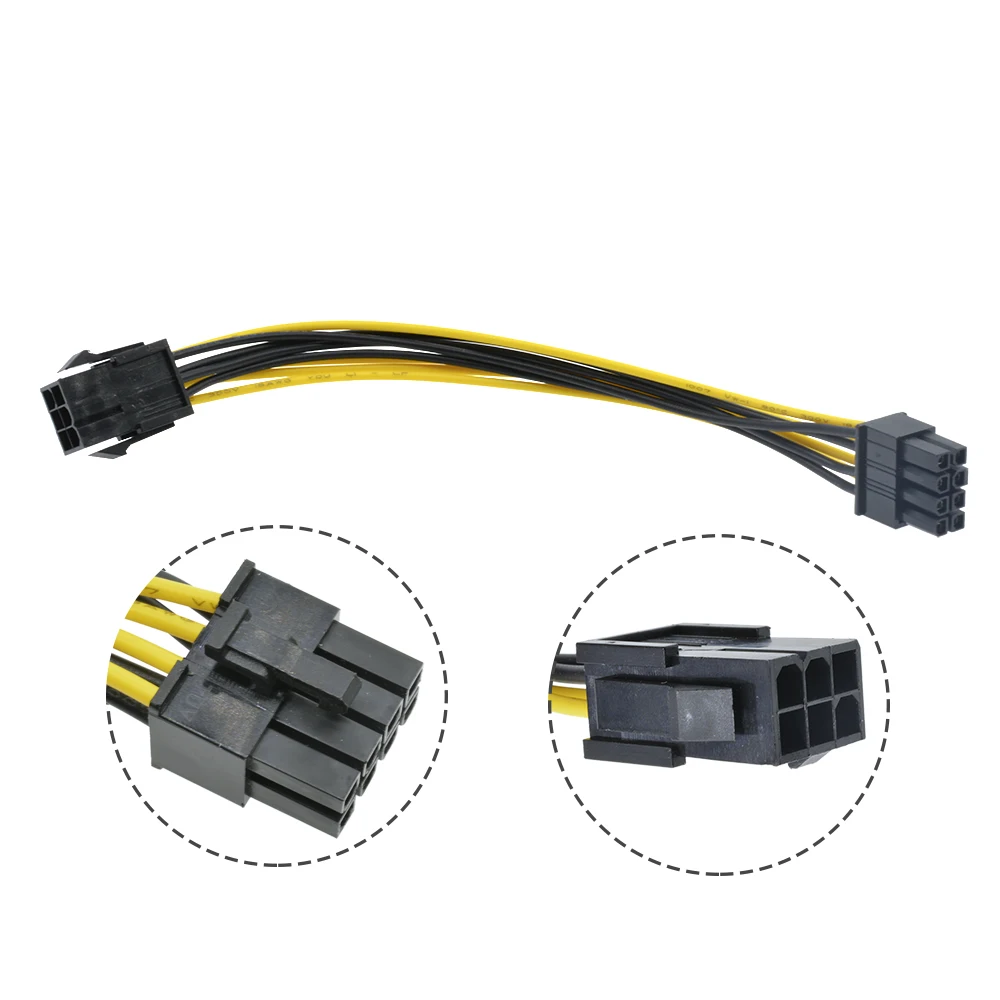 6Pin to 8Pin PCIe Power Cable PCI Express Power Converter Cable for GPU Video Card PCIE PCI 6-Pin 8-Pin Power cables