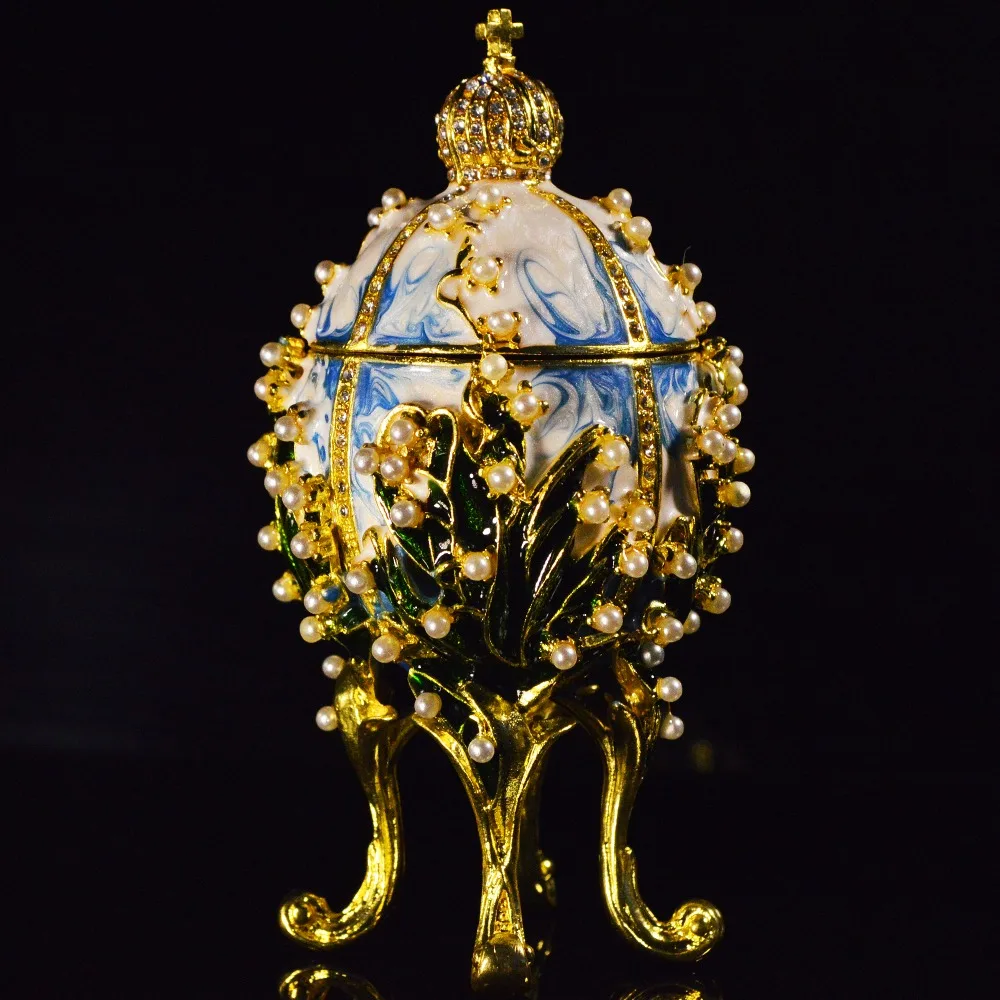 Qifu домашний модный металлический религиозный талисман Коллекция декора qifu Faberge яйцо домашний декор