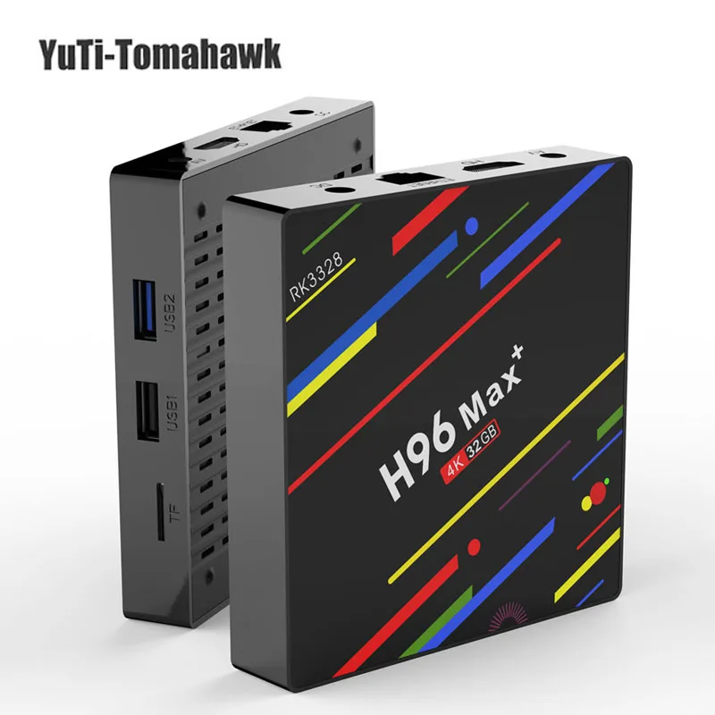 H96 MAX plus RK3328 Android 9 0 ТВ коробка 4 Гб Оперативная память 64 Встроенная 32GB Декодер