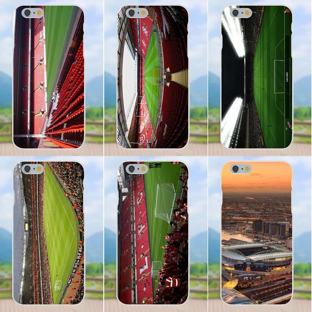 Мягкие индивидуальный рисунок любящее Энфилд стадион для Apple IPhone X XS Max XR 4 4S 5 5C 5S SE 6