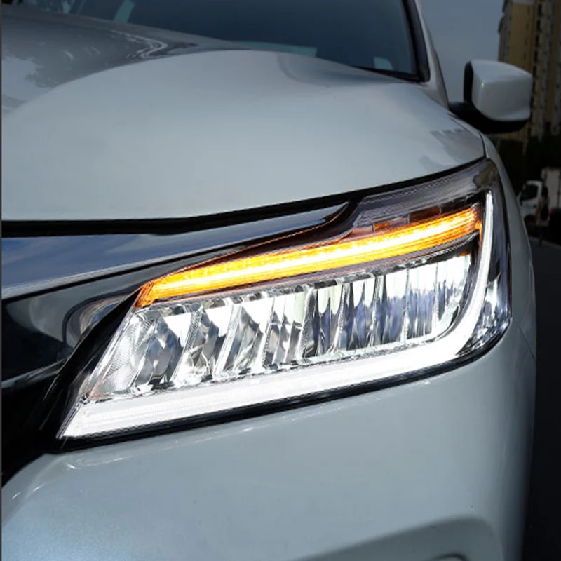 Автомобильные стисветодиодный ные фары для Honda Accord 2016-2017 головной светодиодный DRL