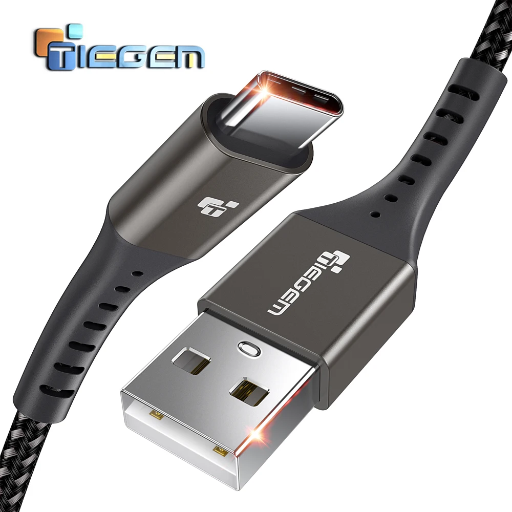 Кабель USB Type-C TIEGEM для быстрой зарядки и синхронизации данных Samsung Note 8/S8 Nexus 6P 5X Nintendo
