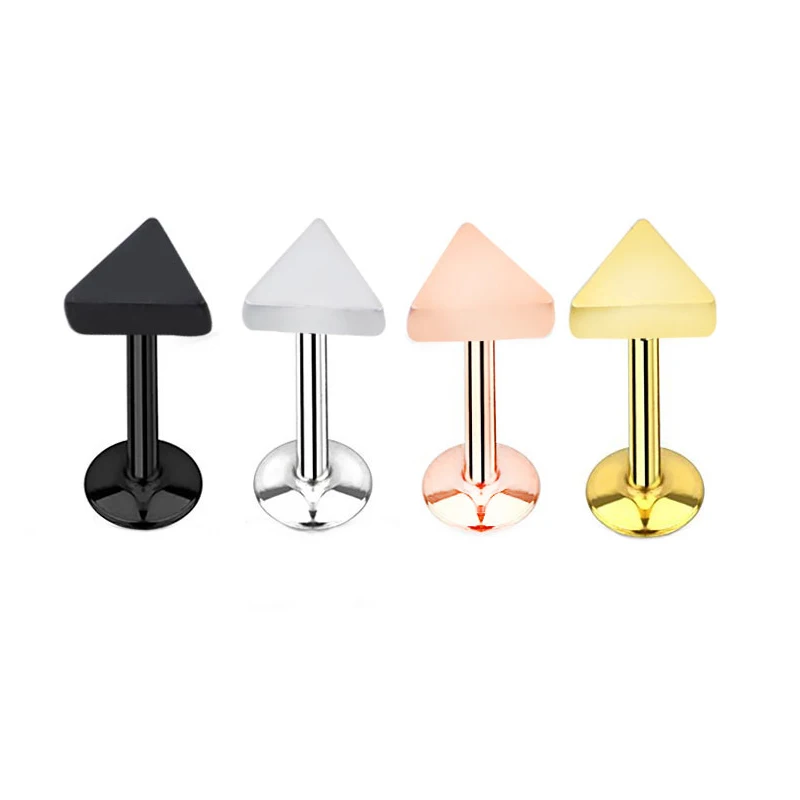 Простые геометрические кольца для ушных хрящей губ хирургические из нержавеющей