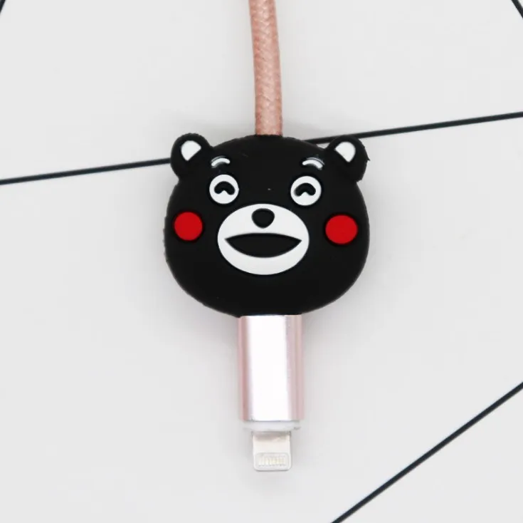 1 шт. защитный кабель с животными для iPhone, зарядный кабель для iPad, usb-шнур, защитные рукава, защитный аксессуар для телефона - Цвет: 4