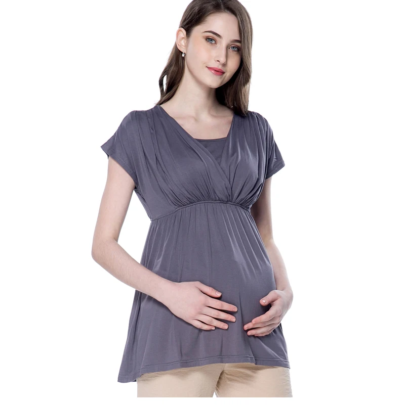Emotion Moms; летняя одежда для беременных; футболка для кормления грудью; топы для беременных женщин; топы для беременных