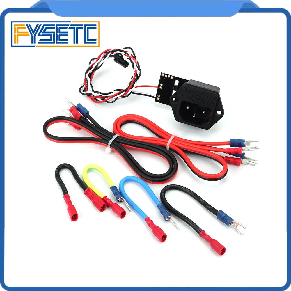 

Prusa i3 MK3 Power Panic V0.4 High Voltage With Fuse Switch MK3 PSU Wiring Harness Kit Wire For Prusa i3 MK3 3D Printer Parts