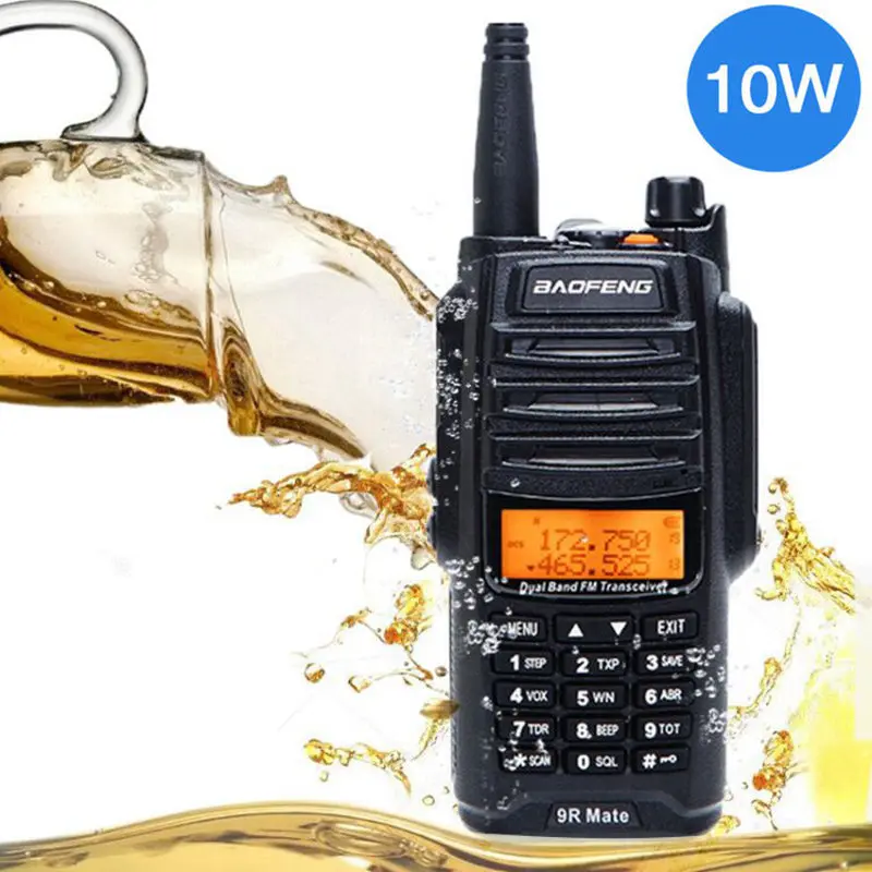 Baofeng UV 9R Mate IP67 водонепроницаемая рация 10 Вт мощная Высокая Мощность 4500 мАч