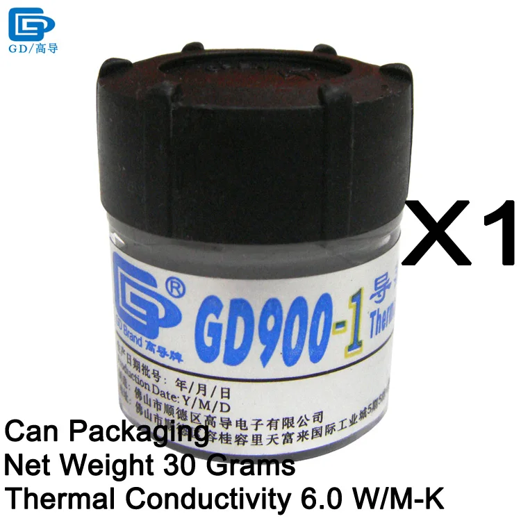 GD900-1-CN30 1 Piece GD900-1 Термальность смазочная паста пластырь теплоотвода, содержащий серебристо-CN30 CN150 SSY1 SY1 SY3 SY7 SY15 SY30 BX3 ST30 - Цвет лезвия: GD900-1-CN30 1 Piece