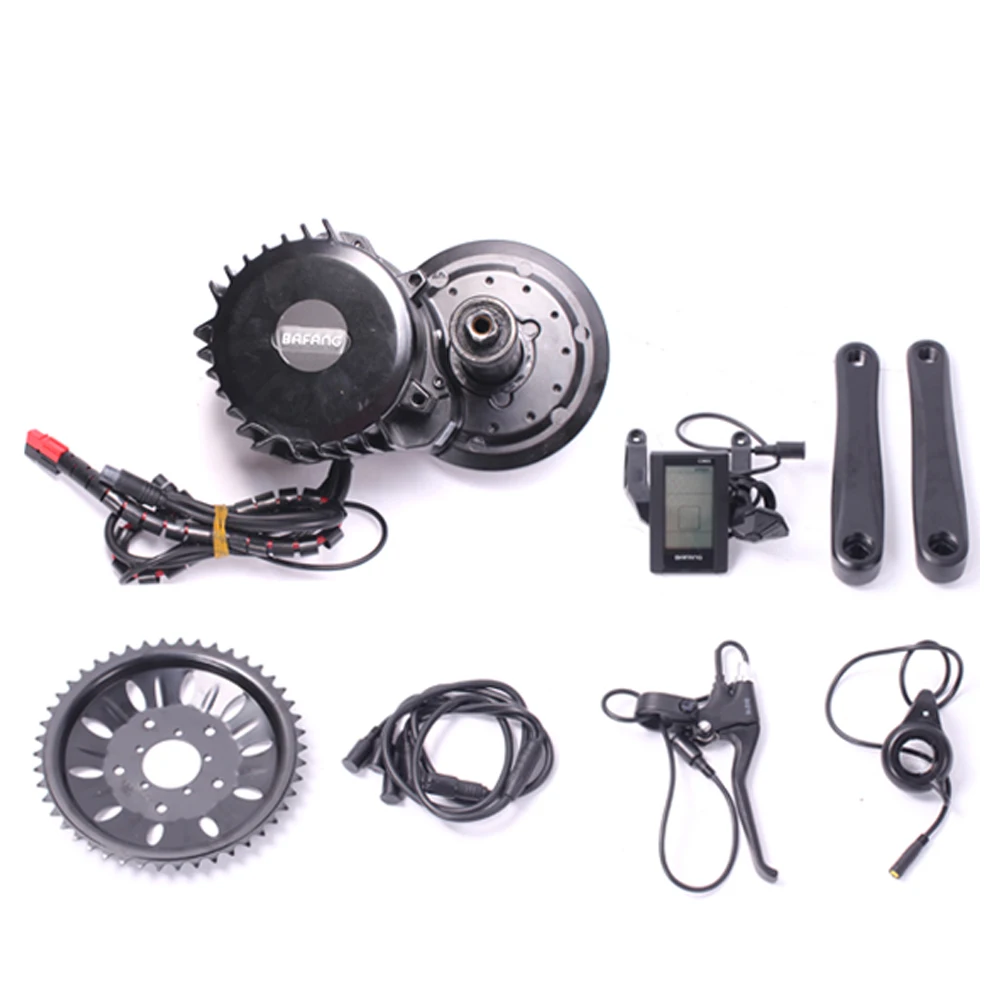 Bafang двигатели для электровелосипедов BBS02 48 в 750 Вт 8fun/bafang мотор BBS02 середине кривошипно двигателя с цветным дисплеем