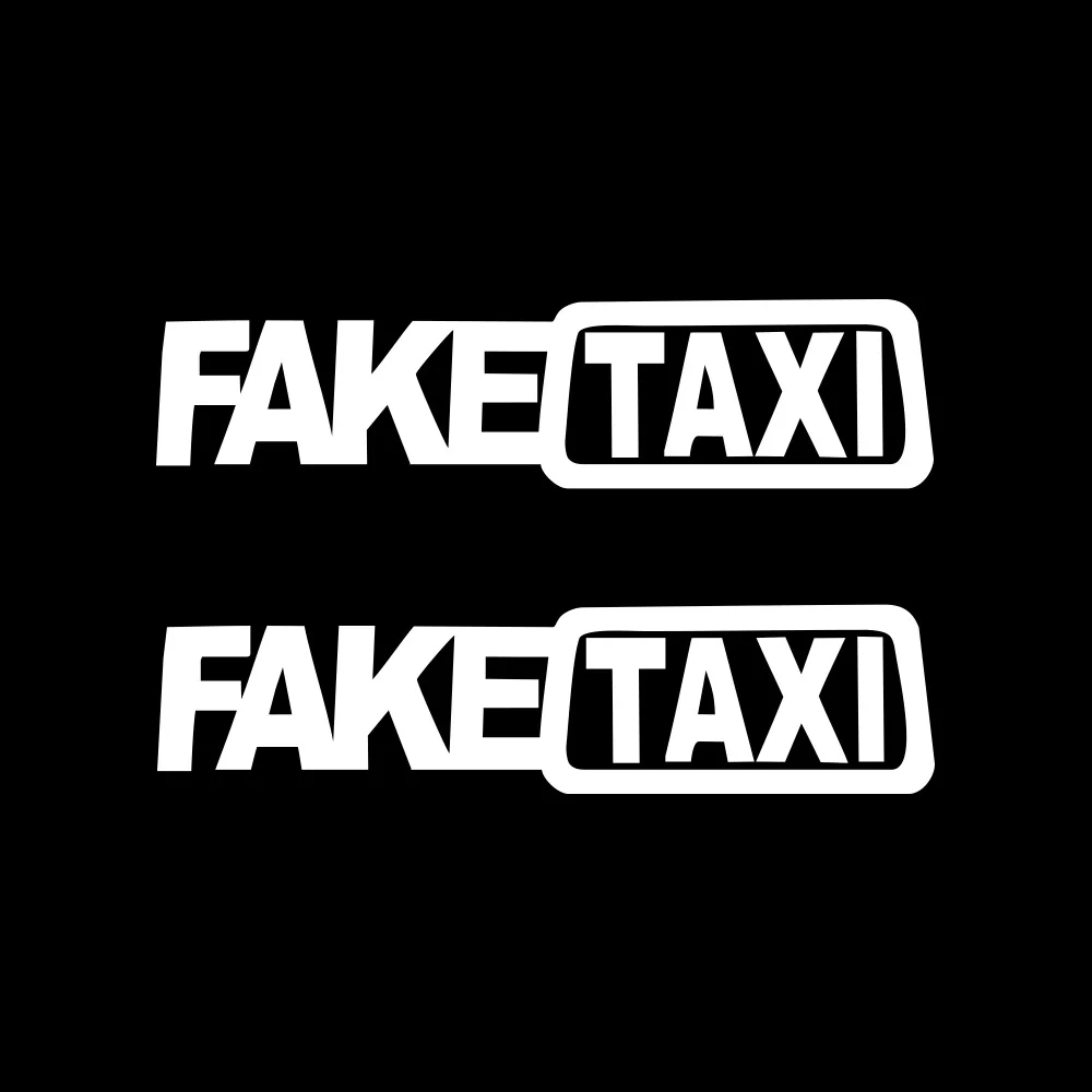 Rylybons Универсальный Автомобильный стикер поддельные такси Дизайн