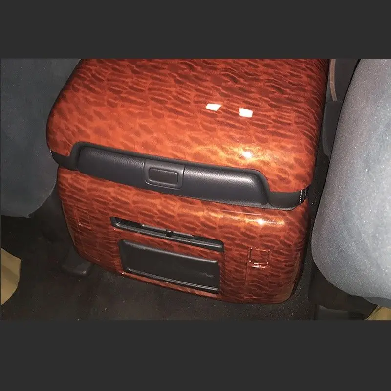Pcmos персиковое дерево ABS центр подлокотник поверхность Накладка для Nissan Patrol Y62 2010- интерьер молдинги наклейки аксессуары