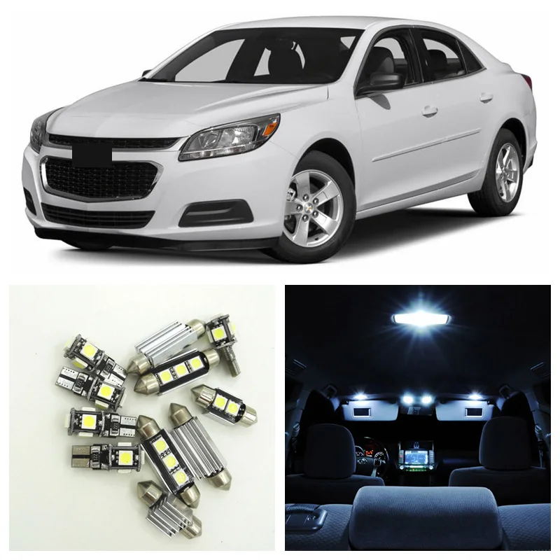 7 шт. белый светодиодный светильник лампы для салона посылка в комплекте Chevy Chevrolet