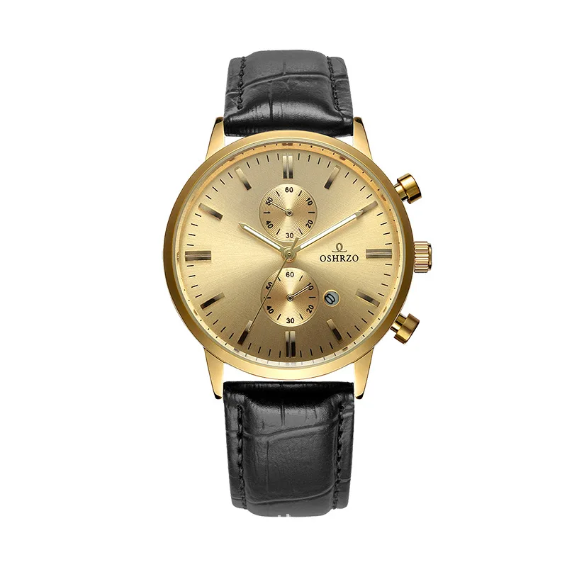 Oshrzo модный бренд Бизнес Господа наручные часы торжественное Для мужчин мужской
