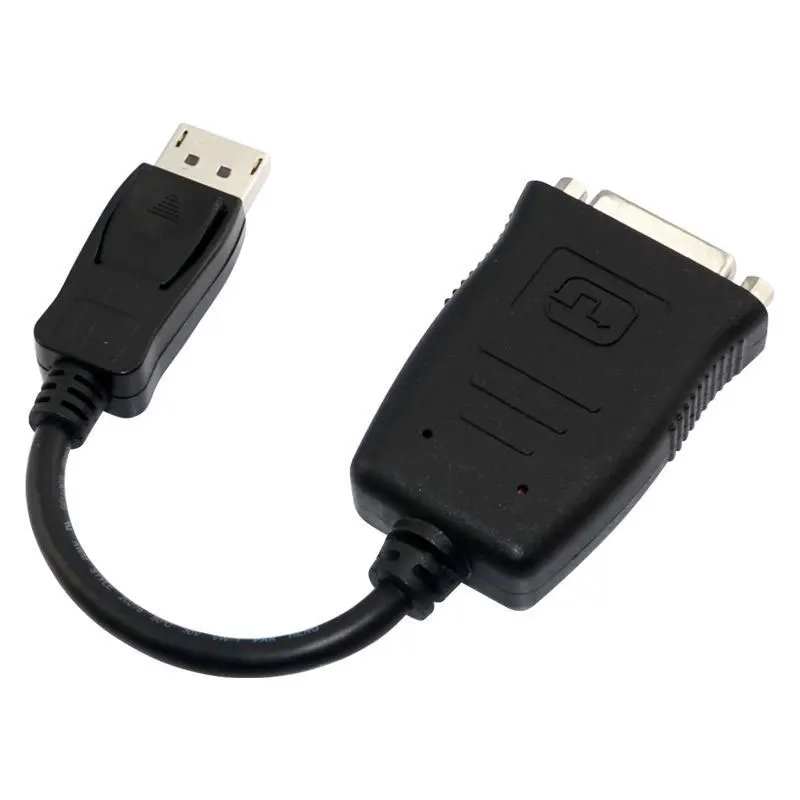 DisplayPort DP папа DVI 24 + 5 контактный гнездовой адаптер Convetor 1080p|Компьютерные кабели и