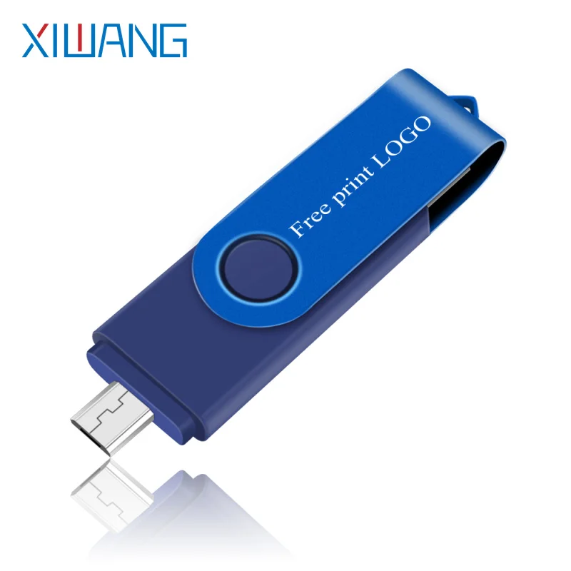 Usb Flash Drive 32gb 128gb Usb Stick 8gb 4gb Pen Drive 64gb Metal New OTG Pendrive 16gb For Phone/Tablet Memory Stick Free Logo