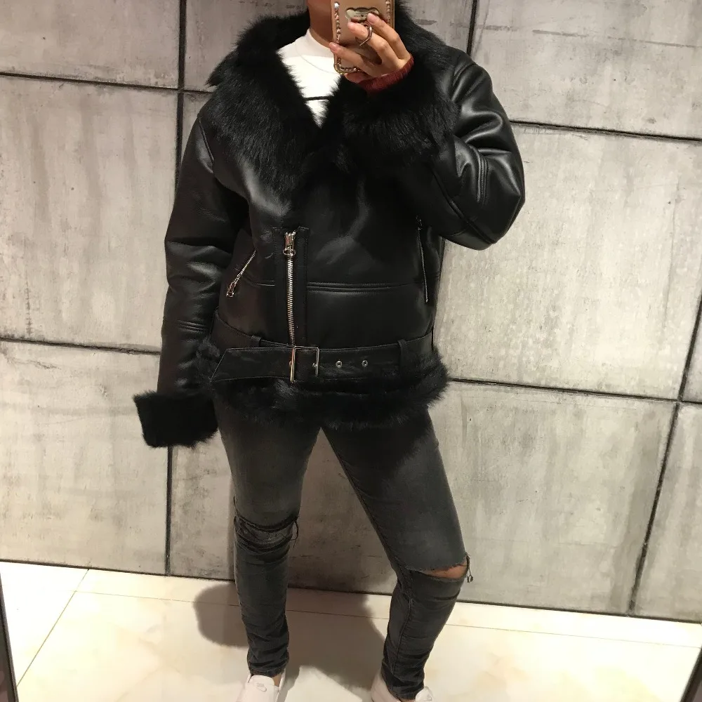 genuine leather jacket suede coat | Женская одежда